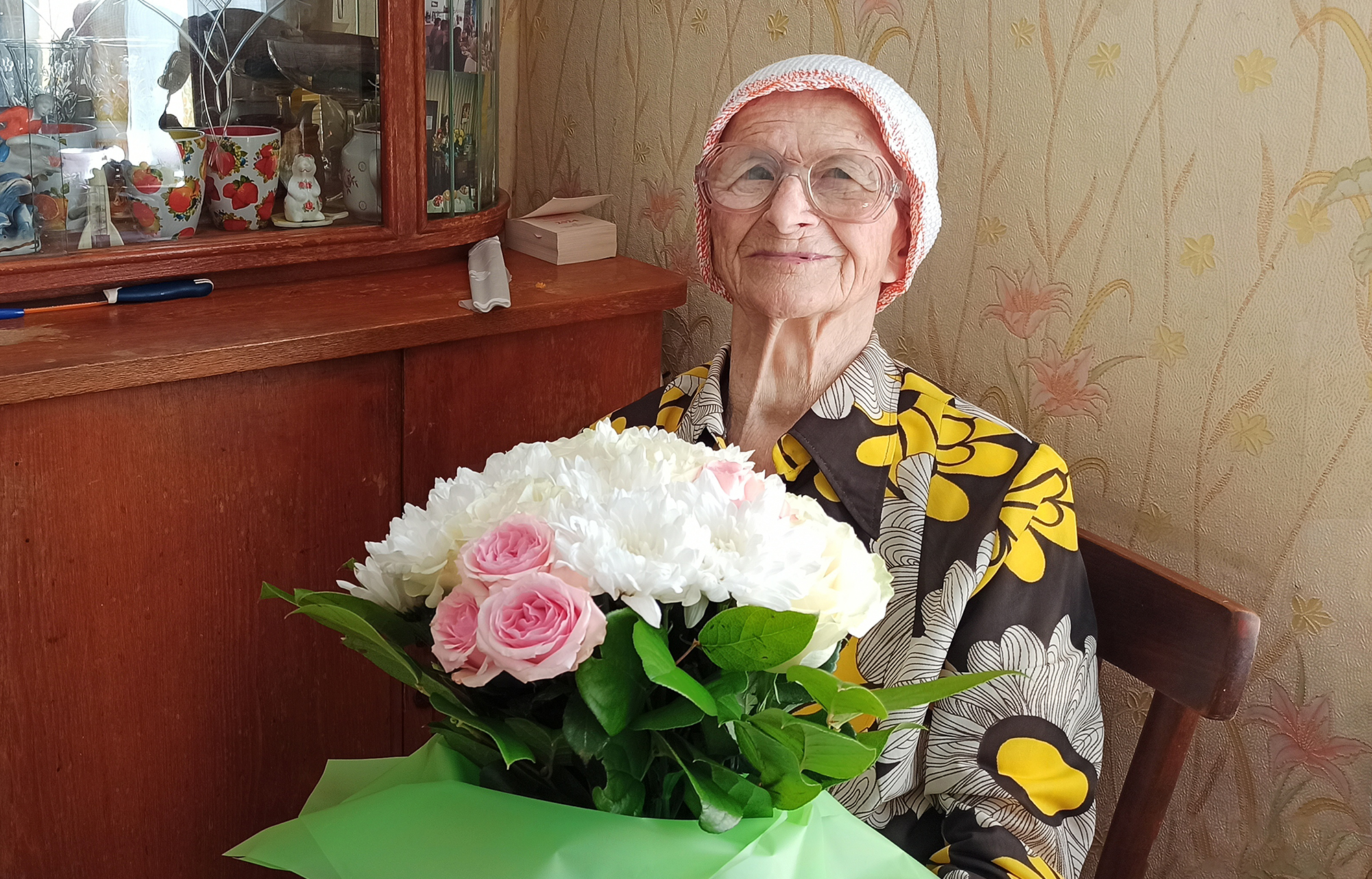 Игорь Руденя поздравил со 103-летием ветерана Великой Отечественной войны Марию Карповну Кузьмину