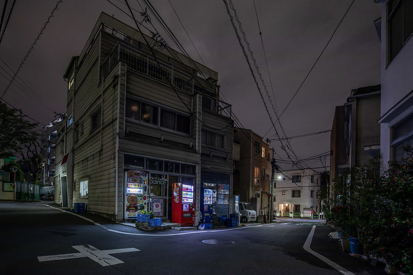 Фотограф запечатлел удивительно тихий ночной Токио тихие, кварталы, Токио, «горячих, района, прибрежного, МинатоСити, жилые, исследовал, точек», вдали, оживленных, столицы, ночью, существующий, беззвучно, неожиданный, непривычный, сфотографировать, востоке