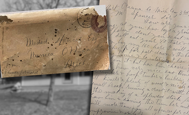 В время ремонта в старом доме семья нашла письмо, рассказывающее как работали риелторы в XIX веке