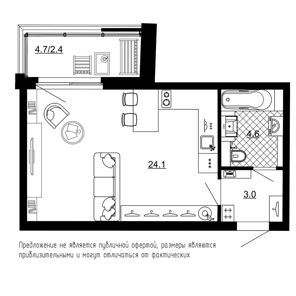 Студии: плюсы и минусы квартира,о недвижимости,планировка