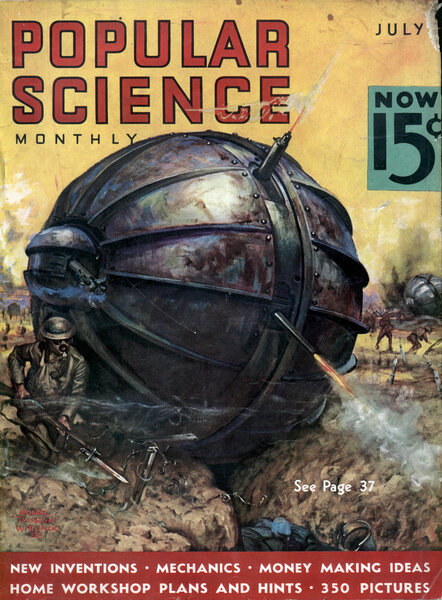 Журнал Popular Science ("Популярная наука"), 1936 г.