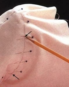 Как переснять выкройку с готового изделия Как переснять выкройку с готового изделия