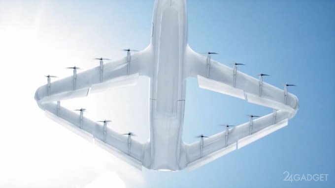 Летающее электротакси с оригинальными крыльями ромбовидной формы автоматика,АЭРОТАКСИ,будущее,видео,Интернет,наука,техника,технологии,электроника