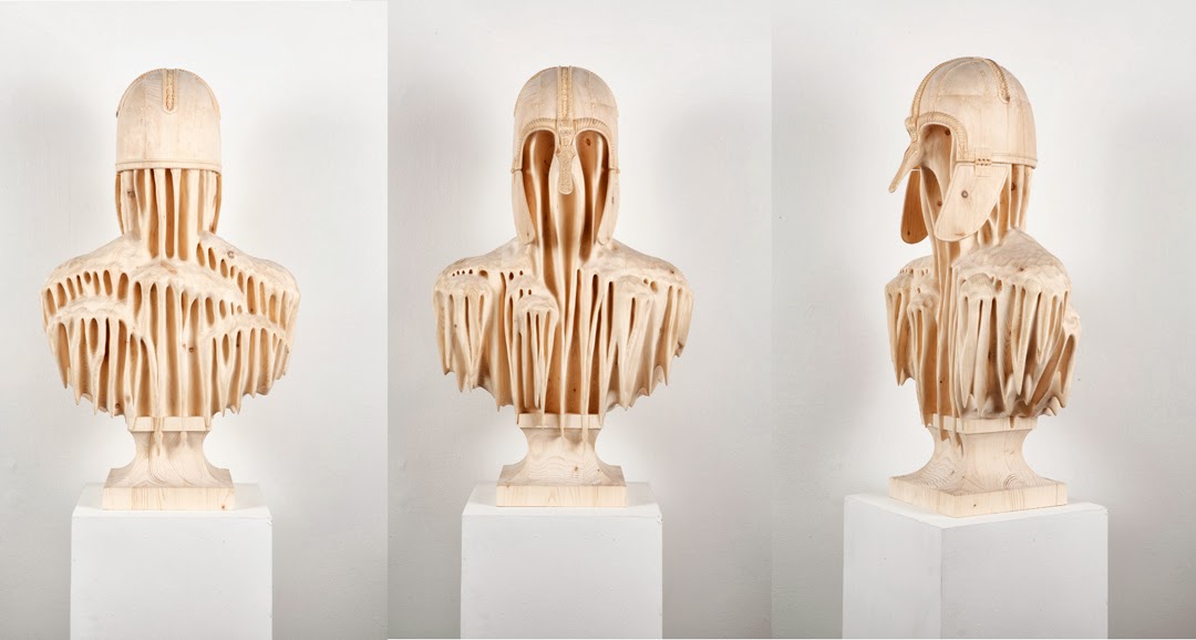 Сюрреалистические деревянные скульптуры от Моргана Эррена.