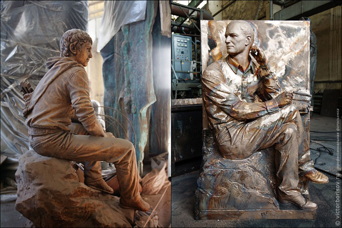 Запоминающийся процесс производства памятников и скульптур