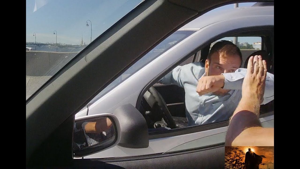 Драка с неадекватным автохамом на Литейном