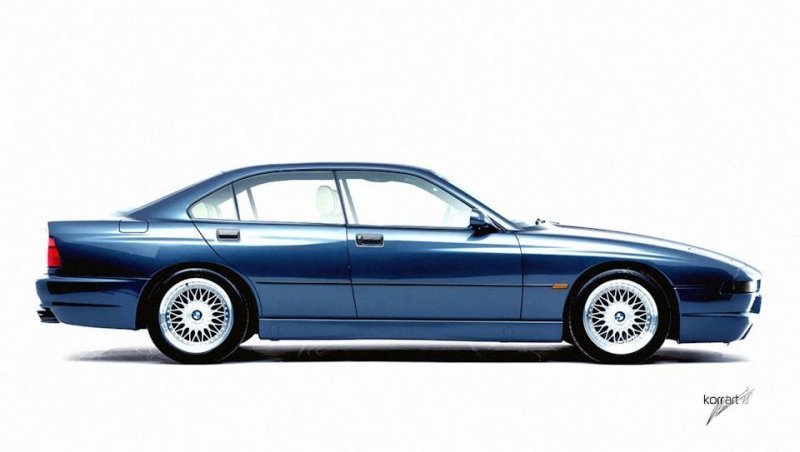 BMW 840i авто, автодизайн, автомобили, дизайн, фотомонтаж, фотошоп, юмор, янгтаймер
