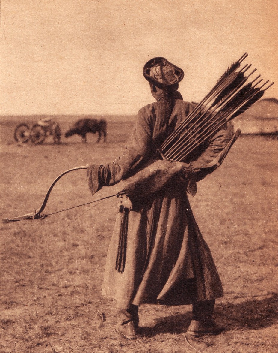 ​Маньчжурский лучник из провинциального гарнизона, фотография второй половины XIX века - Синьцзян против Китая | Военно-исторический портал Warspot.ru