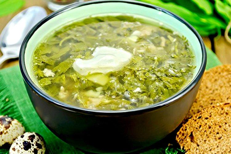 15 вкусных и сытных зеленых борщей первые блюда,супы