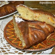 Мятный кекс с хурмой 