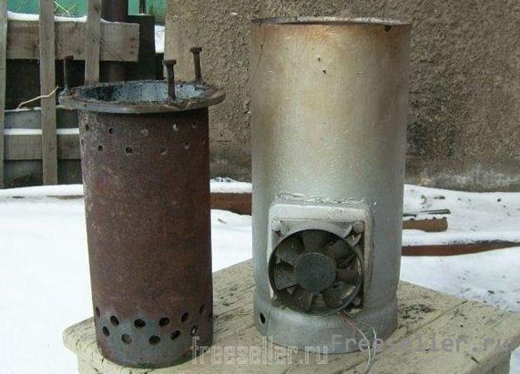 Портативная печь для рыбака и охотника