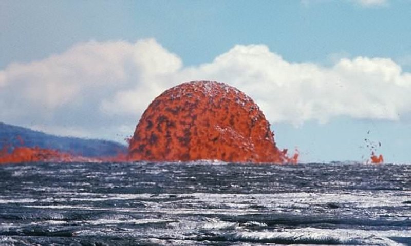 Снимки вулкана-купола поразили публику через полвека после извержения Килауэа, Мауна-Лоа, вулкан, гавайи, извержение вулкана, история, необычайно, редкое зрелище