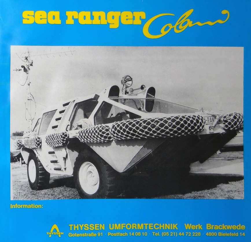 Самая необычная амфибия в мире — Colani Sea Ranger Самая необычная амфибия в мире — Colani Sea Ranger марки и модели,ретро