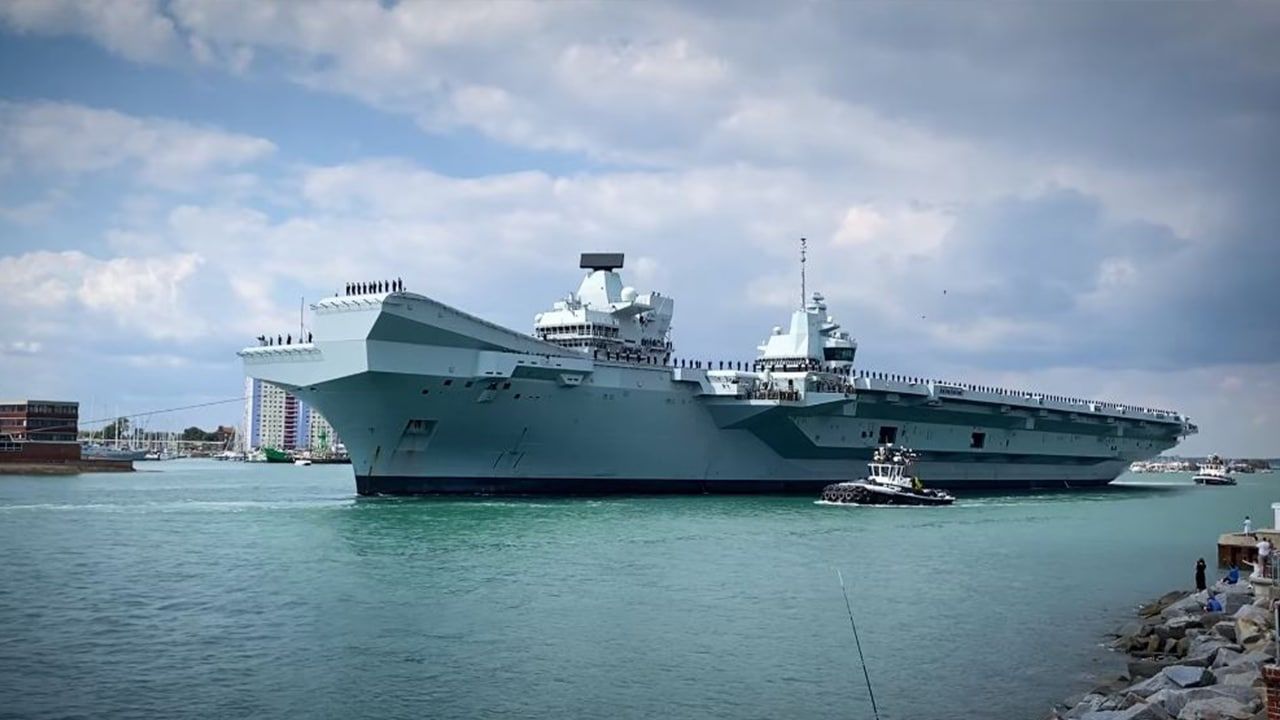 В ВМС Великобритании сообщили о срыве срока ремонтных работ авианосца HMS Prince of Wales