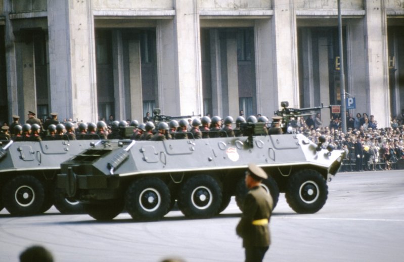 БТР-60 СССР, военная техника, парад
