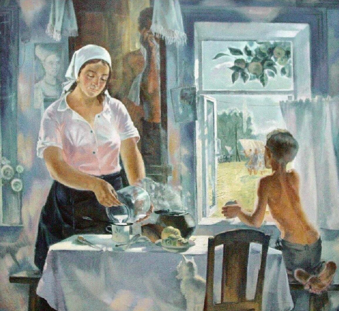 Владимир Акимов. «Голубое утро». 1981 