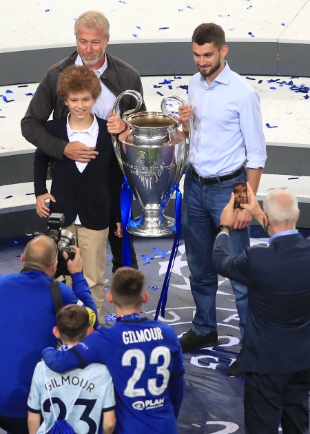 Роман Абрамович с сыновьями отметили победу "Челси" в финале Лиги Чемпионов Дети,Дети знаменитостей