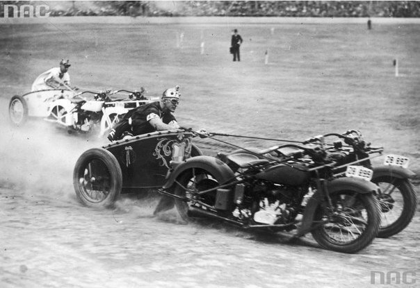 Мотоциклетные колесницы, Австралия, 1936 год история, классика, фото