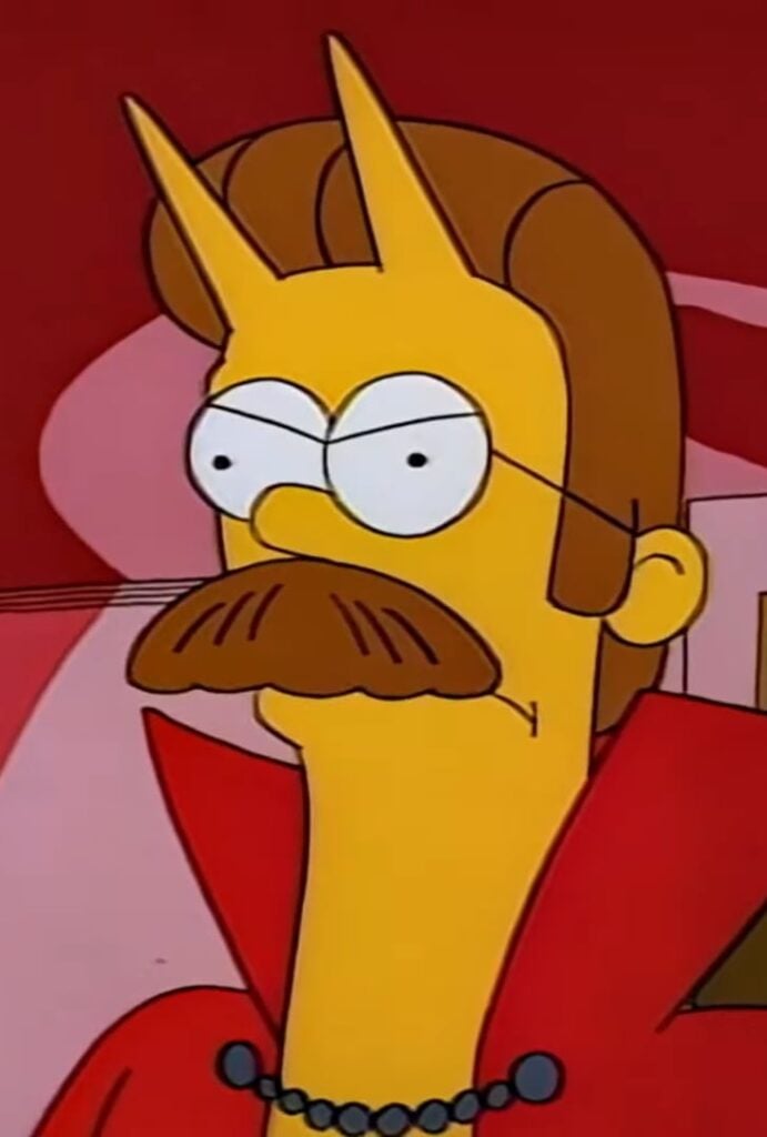 Ned Flanders As The Devil - The Simpsons