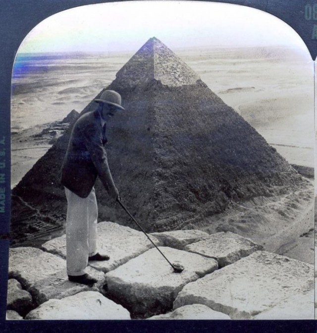 Чем заняться на вершине Великой пирамиды? заграница,туризм,турист