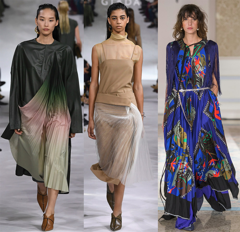 Модные и красивые платья и юбки с плиссировкой Модные и красивые платья и юбки с плиссировкой лучшее