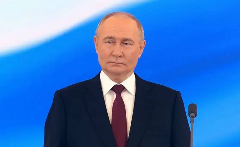 В Большом Кремлёвском дворце состоялась церемония вступления в должность президента России Владимира Путина