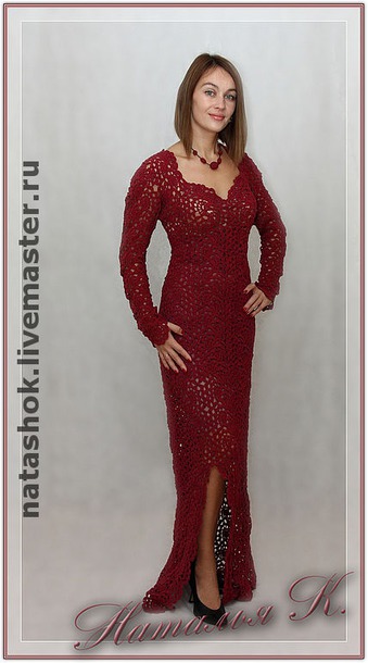 Вязаное платье Вязаное платье