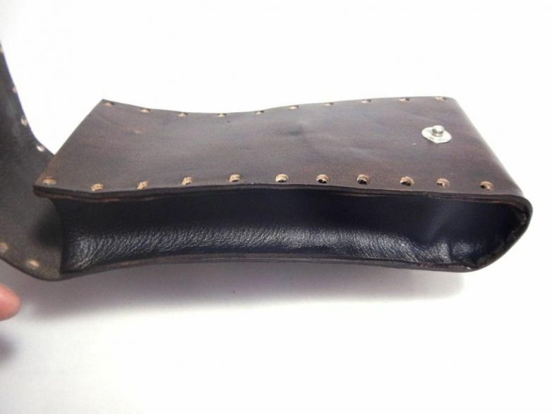 Маленькая кожаная сумочка на пояс кожаная сумочка