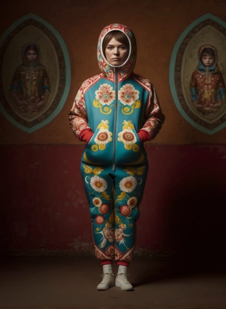Искусственный интеллект создал образы русских народных спортивных костюмов