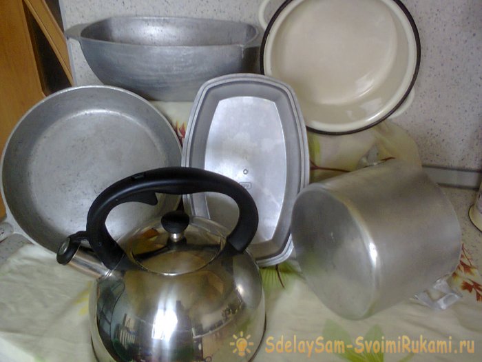 Эффективное самодельное средство для чистки кухонной посуды домоводлство,своими руками,сделай сам