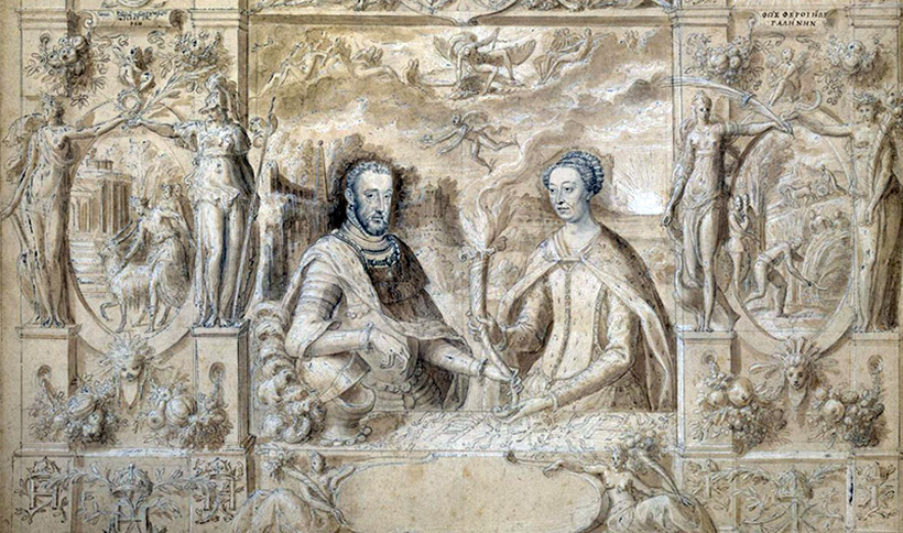 Генрих II и Екатерина Медичи