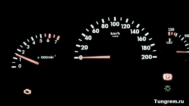 Демонстрация неисправного ДМРВ Lada Kalina