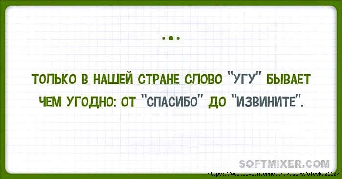 Особенности русского языка в весёлых картинках :-))) истории из жизни