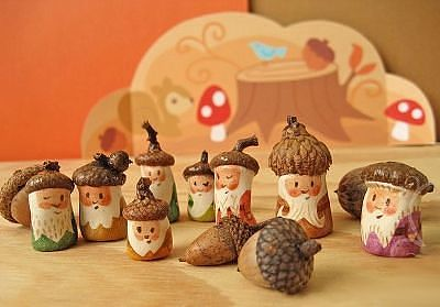 Идеи для осенних поделок с желудями. handmake,поделки своими руками,разное