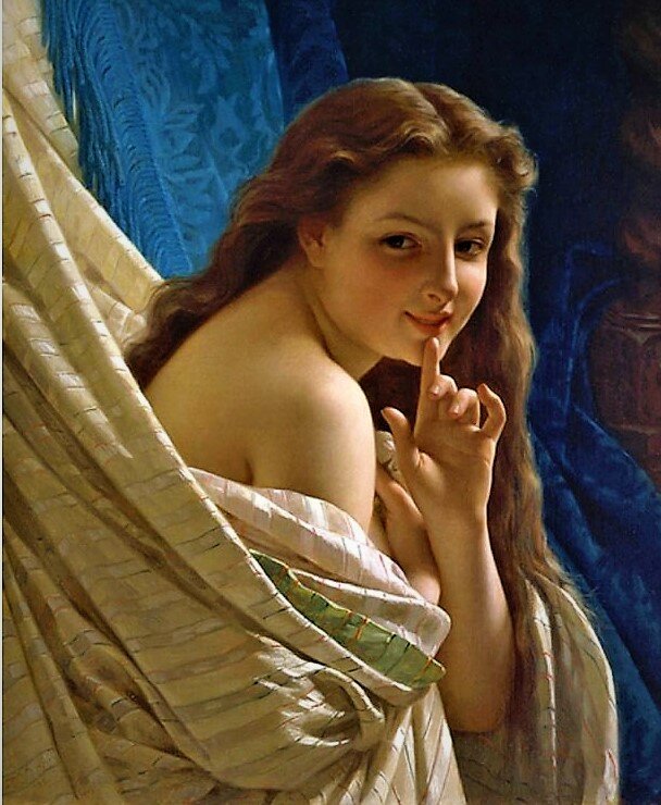 "Портрет молодой женщины", 1869, холст, масло
