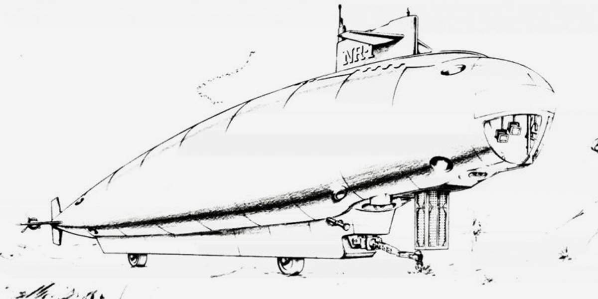 Американская малая атомная подводная лодка официально — спасательное судно NR-1