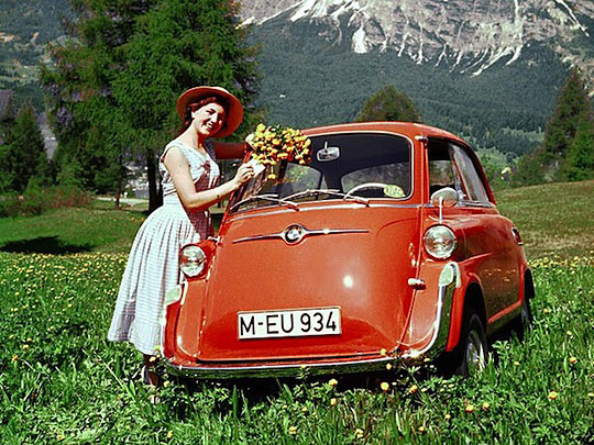 Ретро-реклама автомобилей 