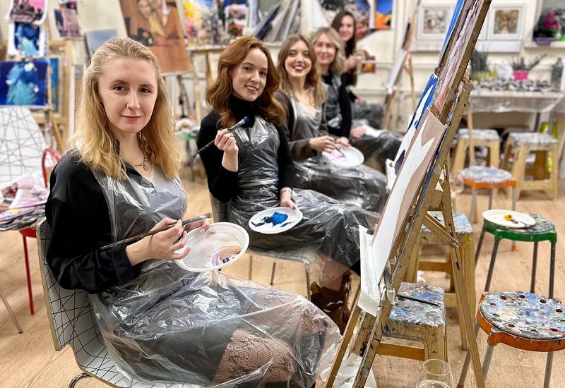 Арт-вечерник в студии рисования