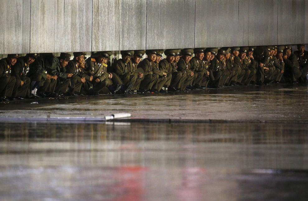 Грандиозный парад в Северной Корее 