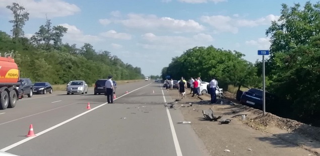 В Курганинском районе один человек погиб в ДТП на встречке