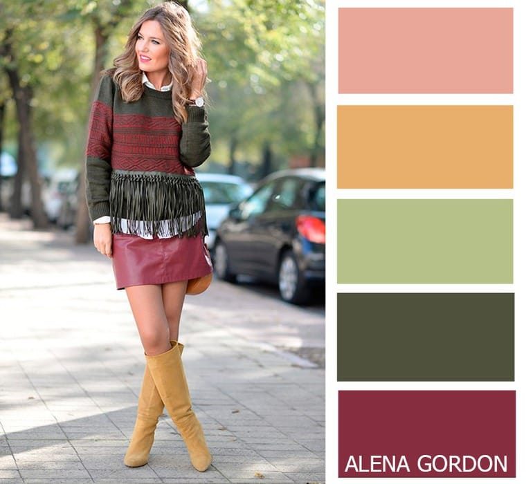 Нежные весенние сочетания в одежде 