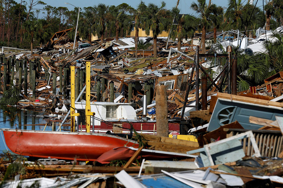 На Флориду обрушился ураган Майкл