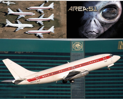 Паника на амероблогодроме: флот Boeing 737 летает над секретной зоной Area 51