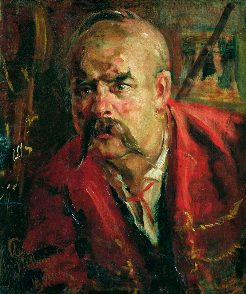 Этюд к картине «Запорожцы пишут письмо турецкому султану» — Репин, Илья Ефимович Этюд к картине «Запорожцы пишут письмо турецкому султану»