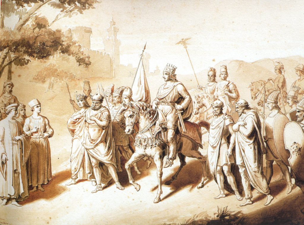 Тигран II и четыре царя-вассала / Фото: wikipedia.org