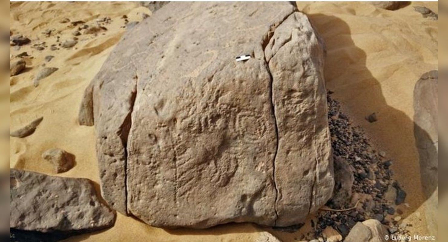 Немецкие ученые обнаружили древнейший дорожный знак