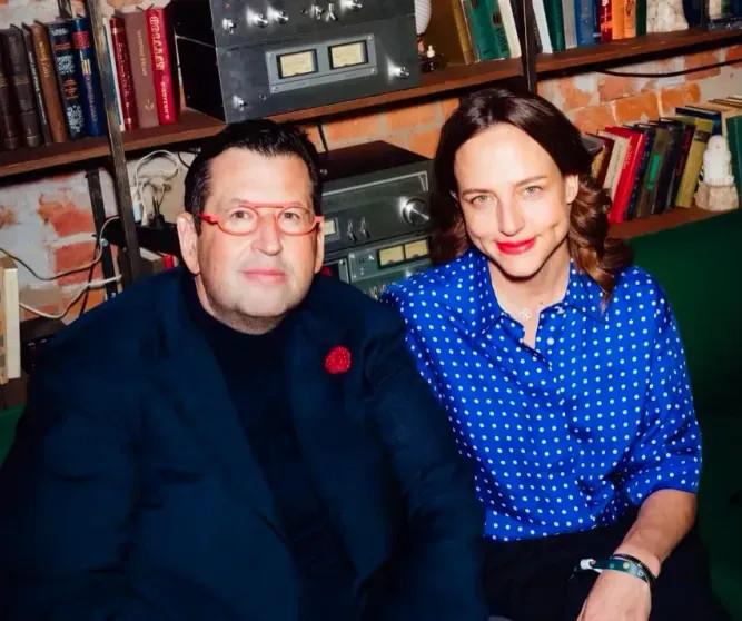 Иван Ургант, Ян Яновский, Алёна Долецкая и Дарина Алексеева на премии фонда 