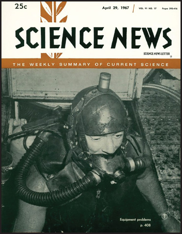 Science News cover from April 29, 1967