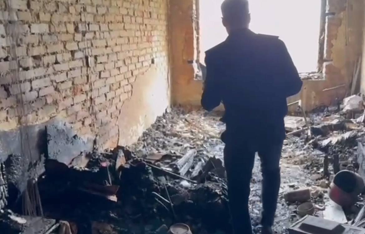 При пожаре в общежитии Белореченска студенты техникума не пострадали