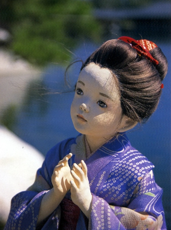 Японские войлочные куклы 